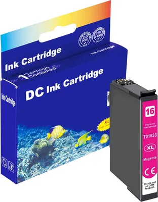 Produktbild von D&C Tintenpatrone ersetzt Epson T1633 (16XL) – Magenta, kompatibel für Epson Workforce