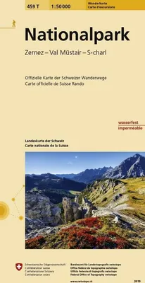 Image de Swisstopo 1 : 50 000 Parc national