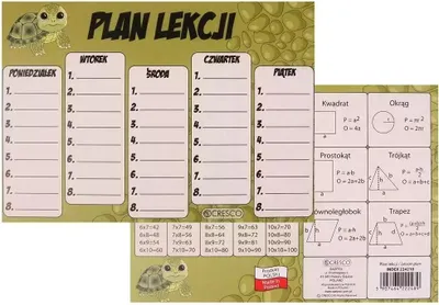 Produktbild von Lernplan A5, Schildkrötenmotiv (25 Stück)