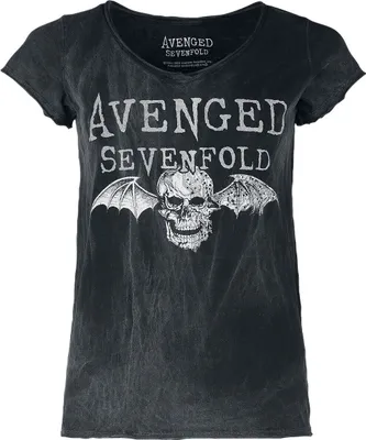 Produktbild von Avenged Sevenfold T-Shirt Damen Deathbat schwarz L