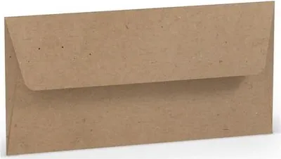 Produktbild von Briefumschlag DL Nassklebung Kraft