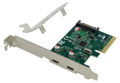 Produktbild von Conceptronic EMRICK13G 2-Port USB 3.2 Gen 2 Typ-C PCIe-Karte