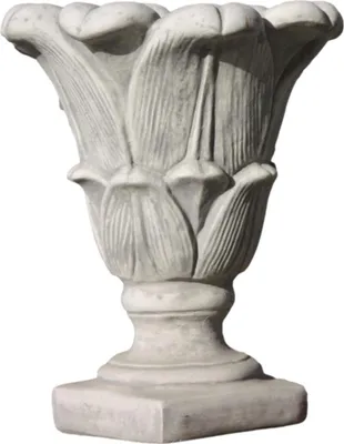 Produktbild von Schöne Tulpenblüte aus Steinguss Neu Frostfest Witterungsbeständig PO-88