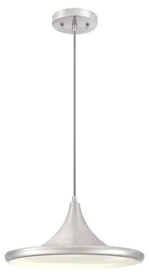 Image de Suspension LED à intensité variable Massie nickel brossé