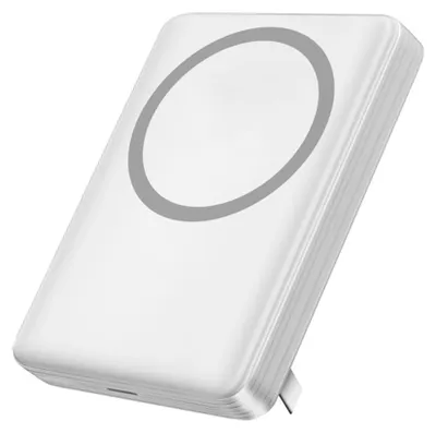 Produktbild von Jaym, PowerBank MagSafe 10000mAh 15W mit LED-Anzeige / USB-C auf USB-C Kabel, Weiß