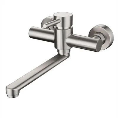 Produktbild von Famanu Wasserhahn aus umweltfreundlichem Edelstahl - Wandmontage