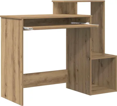 Immagine prodotto di vidaXL Scrivania Artisan in rovere 106 x 41 x 88,5 cm Materiale in legno