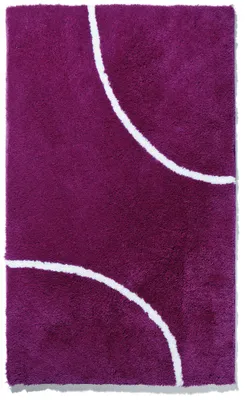 Produktbild von Badteppich DACAPO aubergine 70 x 120 cm