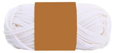 Produktbild von Häkelgarn Polyester 100g Weiß, Weich & Vielseitig für Strickprojekte