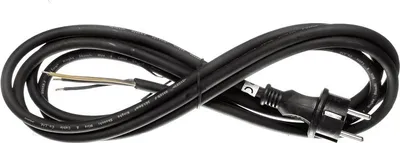Produktbild von 3m Anschlusskabel 3x1,5mm² Gummi, Schwarz