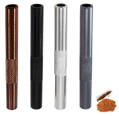 Metall-Trinkhalme 4er-Set, 9 x 70 mm, wiederverwendbar