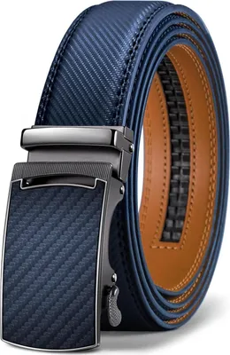 COTIDI Cintura Da Uomo In Pelle Automatica A Cricchetto Senza Fori 35 Mm Di Larghezza Senza Fibbia Cognac C20 125 Cm 112499096 - Foto 2