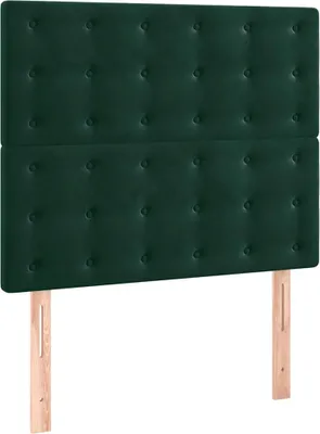 Obrázok produktu pre vidaXL Čelo postele tmavozelené 100x5x118/128 cm zamat