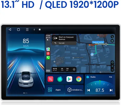 Obrázok produktu pre Carplay 13.1 Zoll 4+64G 4G SIM Autorádio SWC GPS Navi Für BMW E53 WIFI BT USB BAB+ 2 DIN 8Kern Andriod 12