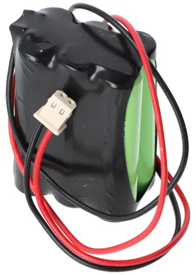 Produktbild von Notleuchtenakku NiMH 7,2V 600mAh Micro AAA mit 200mm Kabel und Stecker, ersetzt Beghelli 415390000