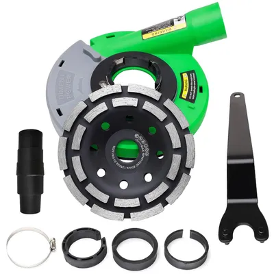 Afzuigkap für Winkelschleifer 115/125 mm + Diamantscheibe 125 mm