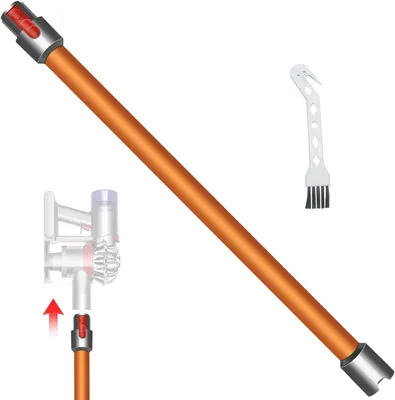 Produktbild von Schnellspannstab, kompatibel mit Dyson V15, V11, V10, V8, V7, Staubsauger-Verlängerungsstange, Verlängerungsrohr, 73 cm, Orange