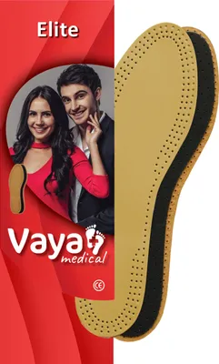 Produktbild von Vaya Elite Leder Anti-Geruch Einlegesohlen 1 Paar
