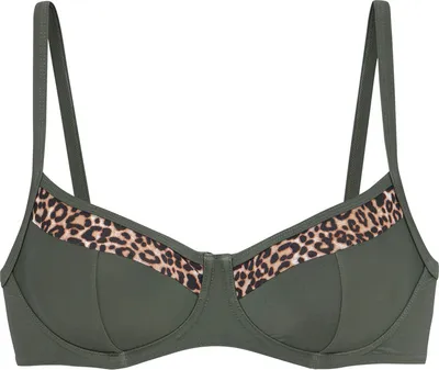 Produktbild von LASCANA Bügel-Bikini-Top Adelin oliv-leo Größe 44 Cup C