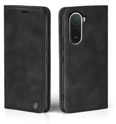 Produktbild von Handy Hülle für Xiaomi Redmi A7 Pro Klapphülle Bookcase Flip Cover Handy Tasche Etui Farbe: Schwarz