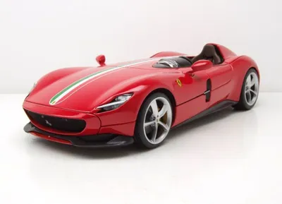 Produktbild von BBURAGO Ferrari Monza SP1 1:18, Supersportwagen-Modell, Vormontiert, 1:18, Ferrari Monza SP1, Unisex, Metall, Kunststoff