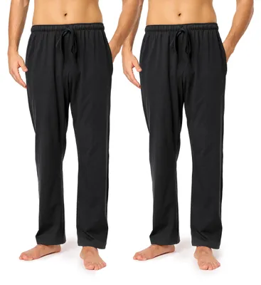 Produktbild von Timone Herren Schlafanzugshose TPP-002 ((2Pack) Schwarz/Schwarz, XXL)