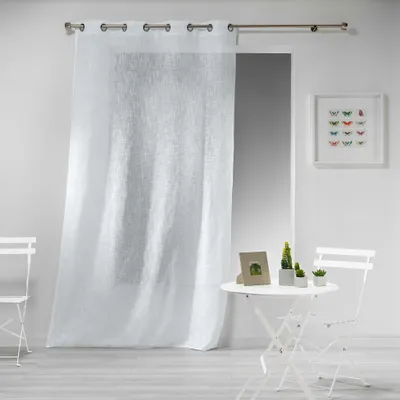 Zdjęcie produktu dla Firana do salonu z efektem lnu 140 x 240 cm, HALTONA