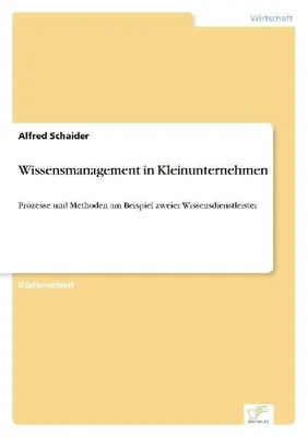 Produktbild von Wissensmanagement in Kleinunternehmen