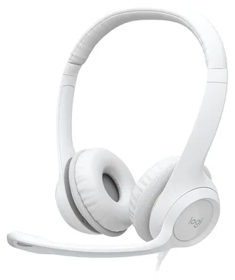 Produktbild von Logitech H390 - Headset - On-Ear - kabelgebunden - USB-A - Off-White