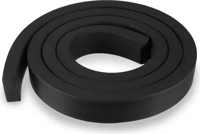 Obrázok produktu pre Gumový tesniaci pás - Pás odolný voči poveternostným vplyvom 20 mm široký x 10 mm hrubý 1 m dlhý čierny - Tesnenie 20 mm x 10 mm x 1 m