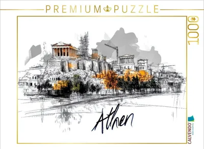 Produktbild von CALVENDO Puzzle Athen | 1000 Teile Lege-Größe 64x48cm Foto-Puzzle für glückliche Stunden