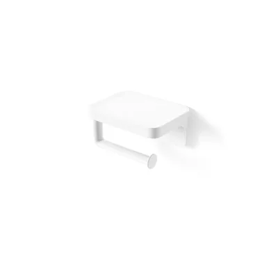 Obrázok produktu pre Umbra Držiak na toaletný papier Flex s poličkou, Držiak na toaletný papier, plast, biely, 16 x 11 x 8 cm, 1021297-660