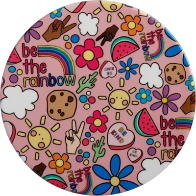 Produktbild von Maxwell & Williams DU0368 Keramikuntersetzer 10 cm BE KIND Rainbow, Premium-Keramik