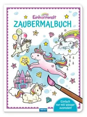 Image de Livre de coloriage magique Trötsch : Le monde des licornes
