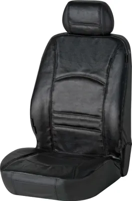 Produktbild von CarComfort Autositzbezug Ranger aus Echtleder Vordersitz 1-teilig schwarz, 19678