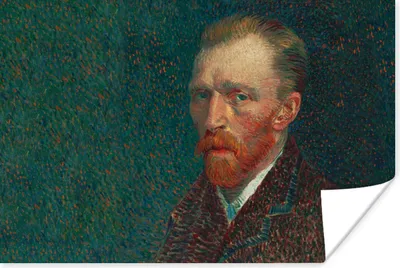 Produktbild von MuchoWow® Poster Kunst - Van Gogh - Alte Meister - Selbstporträt 60x40 cm - Schlafzimmerdekoration