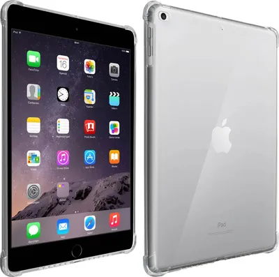 Produktbild von Avizar, Silikon-Bumper-Hülle für Apple iPad Mini / Mini 2 / 3 / 4 / 5 2019, Transparent
