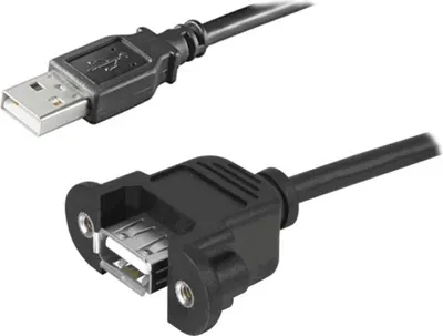 Produktbild von Lyndahl LKPK015-10 USB 2.0 Adapterkabel Frontplattenmontage Buchse-Stecker 1m