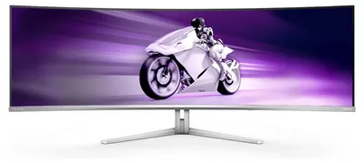 Zdjęcie produktu dla Philips Evnia 8000 49M2C8900/00, 124,2 cm (48.9"), 5120 x 1440 px, Dual QHD, QD-OLED, 0,03 ms, Biały
