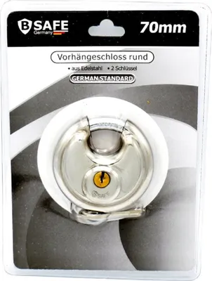Produktbild von B-SAFE Vorhängeschloss Rundschloss - Robuste Sicherheitslösung für den Alltag ? 70mm