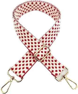 Immagine prodotto di Cinghia per borsa regolabile 75-130 cm - Ampia cinghia - Antiscivolo - Fasce morbide - Fibbia robusta - Design estivo colorato