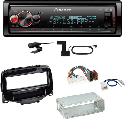 Produktbild von Pioneer MVH-S520DAB Digitalradio Einbauset Toyota Aygo Citroen C1 Peugeot 108