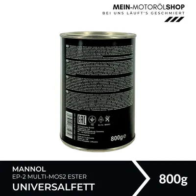 Produktbild von Mannol Multi-Mos2 Ep 2 Kautschuk Fett 800G M