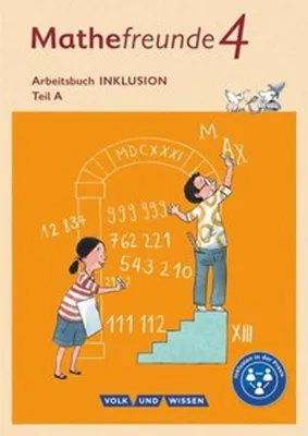 Immagine prodotto di Mathefreunde 4. Schuljahr - Nord/Süd - Arbeitsbuch Inklusion - Teil A und B