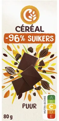 Obrázek produktu pro Céréal Purechocolade Tyčinka 80g – čokoládová tyčinka se sníženým obsahem cukru