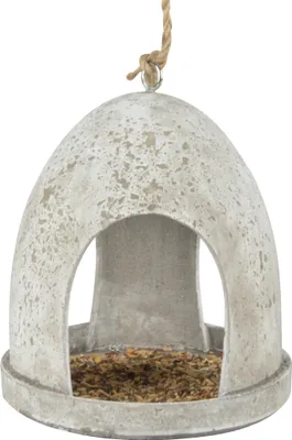 Produktbild von Esschert Design Aged Resin Futterhaus rund; FB411; 19,0x19,0x21,9 cm