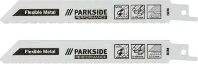 Produktbild von PARKSIDE PERFORMANCE® Säbelsägeblätter Performance 2tlg. PFSZP 3 A1 (Metall Fein)