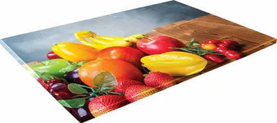 Zdjęcie produktu dla SZKLANA DESKA KUCHENNA 40x30 183b Owoce
