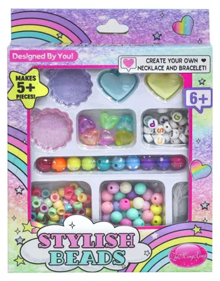 Image de Fabrication d'élégants bijoux arc-en-ciel en perles