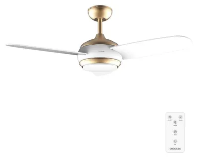 Zdjęcie produktu dla Cecotec EnergySilence Aero 4265 GoldWhite, Wentylator domowy z łopatkami, Złoto, Biały, Sufit, 25 m², 106 cm, 8 h